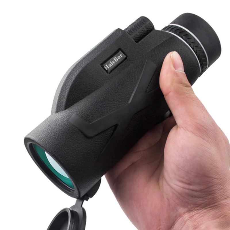 HD Optical Monocular Telescope with Phone Clip+Tripod 80X100_3