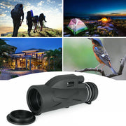 HD Optical Monocular Telescope with Phone Clip+Tripod 80X100_8