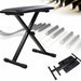 3 Way Portable and Adjustable Folding Keyboard Piano Stool_9