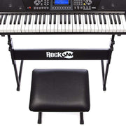 3 Way Portable and Adjustable Folding Keyboard Piano Stool_6