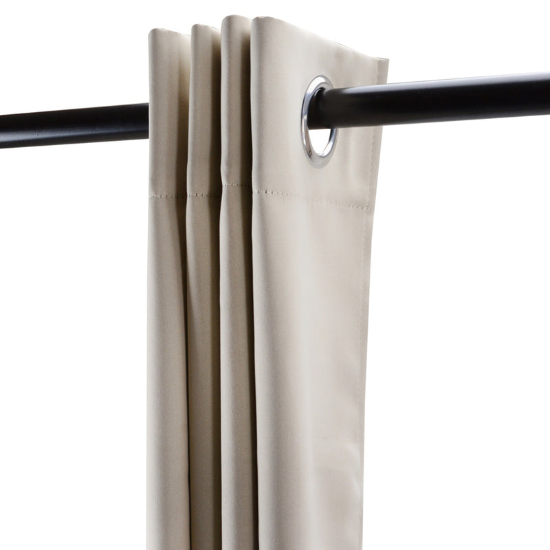 2 pcs/set Blackout Curtains Draperies Thermal with Eyelet Fabric_4