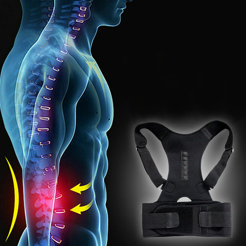 Posture Corrector Lumbar Brace Back Support Pain Relief Cushion_10