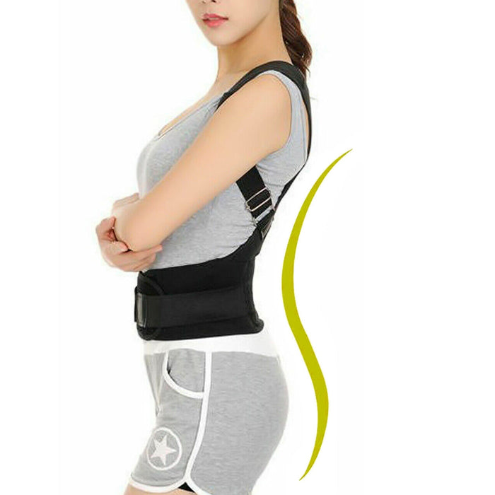 Posture Corrector Lumbar Brace Back Support Pain Relief Cushion_12