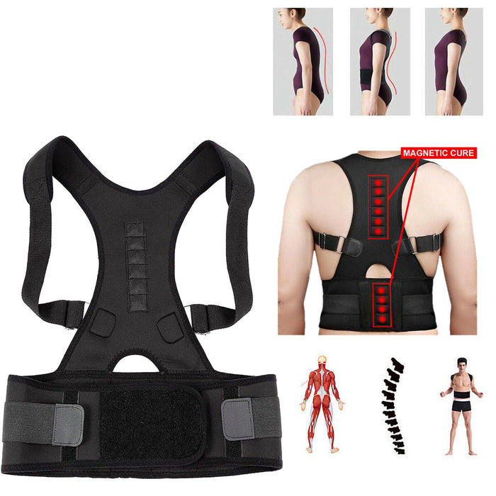 Posture Corrector Lumbar Brace Back Support Pain Relief Cushion_13