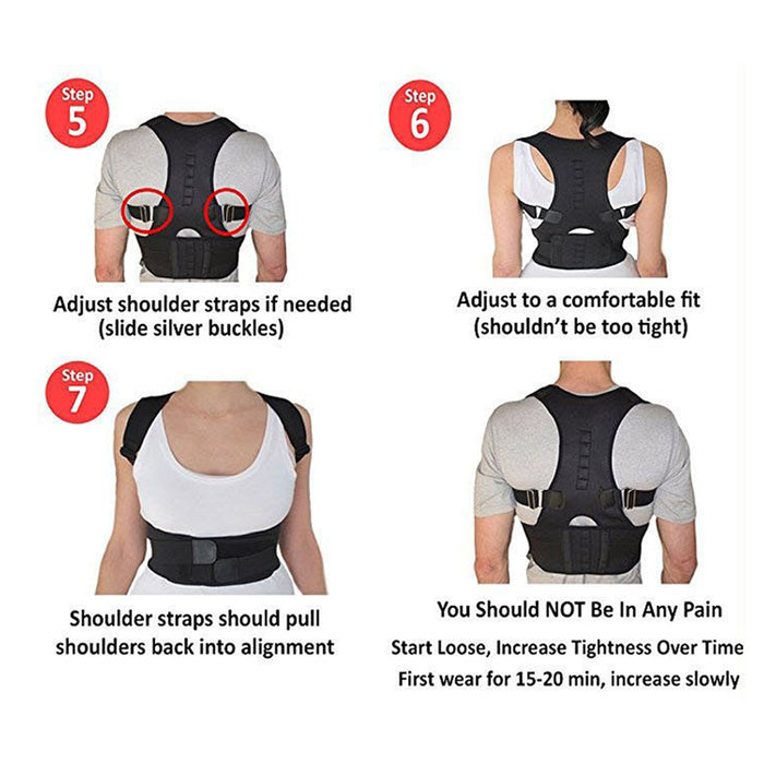 Posture Corrector Lumbar Brace Back Support Pain Relief Cushion_8