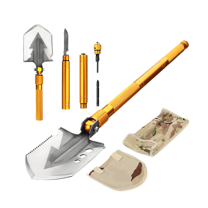 Multifunctional Folding Shovel Gardening and Survival Tool_0
