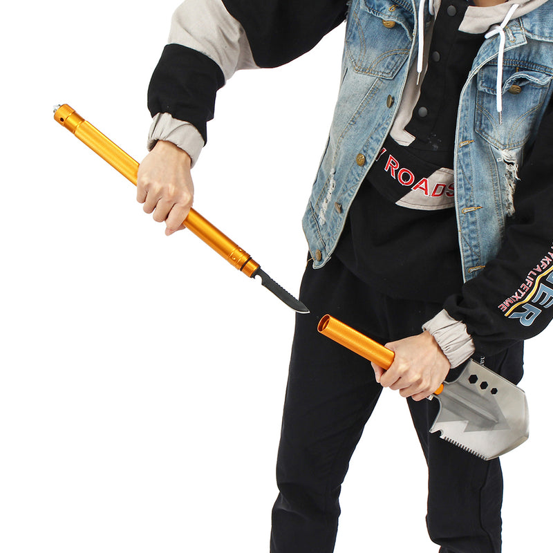 Multifunctional Folding Shovel Gardening and Survival Tool_5