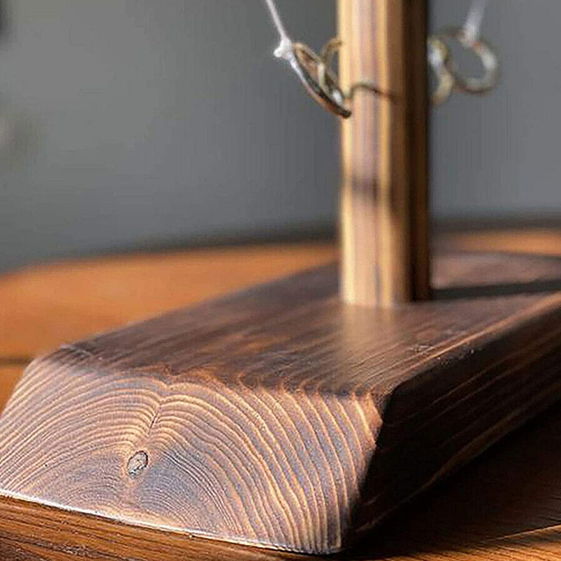 Hook and Ring Wooden Toss Quick Play Interactive Family Game_2