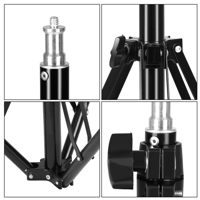 1.8M Portable Photography Light Stand Reverse Foldable Camera Studio_5