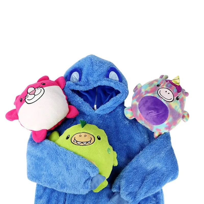 Soft Warm and Comfortable Hooded Blanket Kid’s Plush Hoodie_14