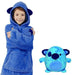 Soft Warm and Comfortable Hooded Blanket Kid’s Plush Hoodie_15