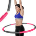 100CM Foam Padded Weighted Waist Fitness Exercising Hula Hoop_3