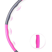 100CM Foam Padded Weighted Waist Fitness Exercising Hula Hoop_7
