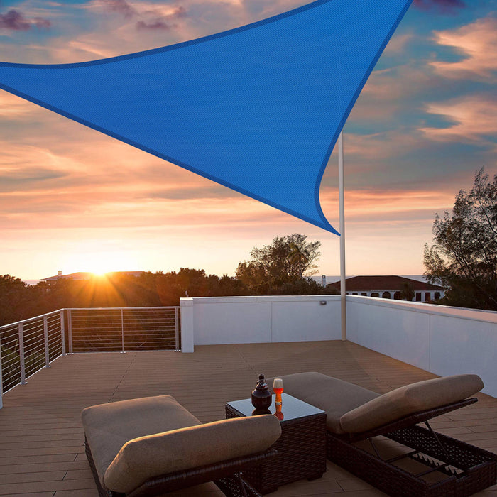 Equilateral Triangle Sun Shade Sail Outdoor Pool Canopy_7