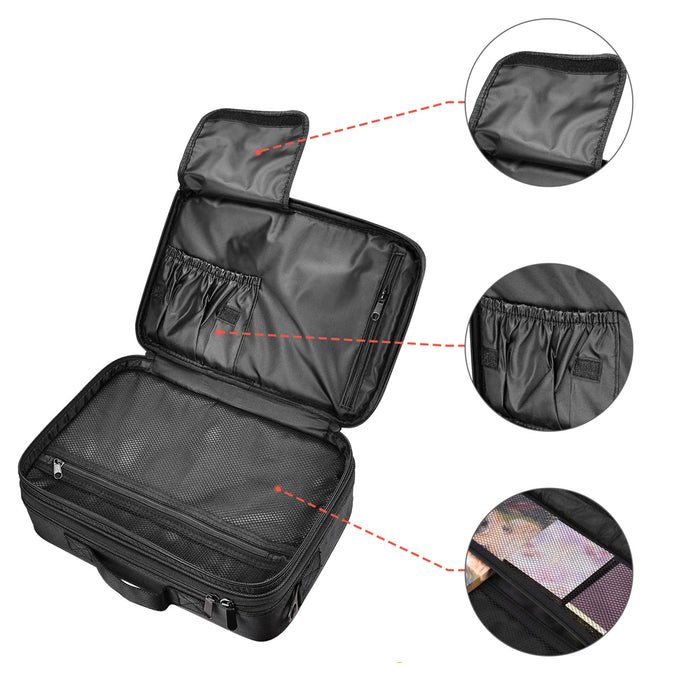 Professional Makeup Bag Portable Cosmetic Case Organiser_15