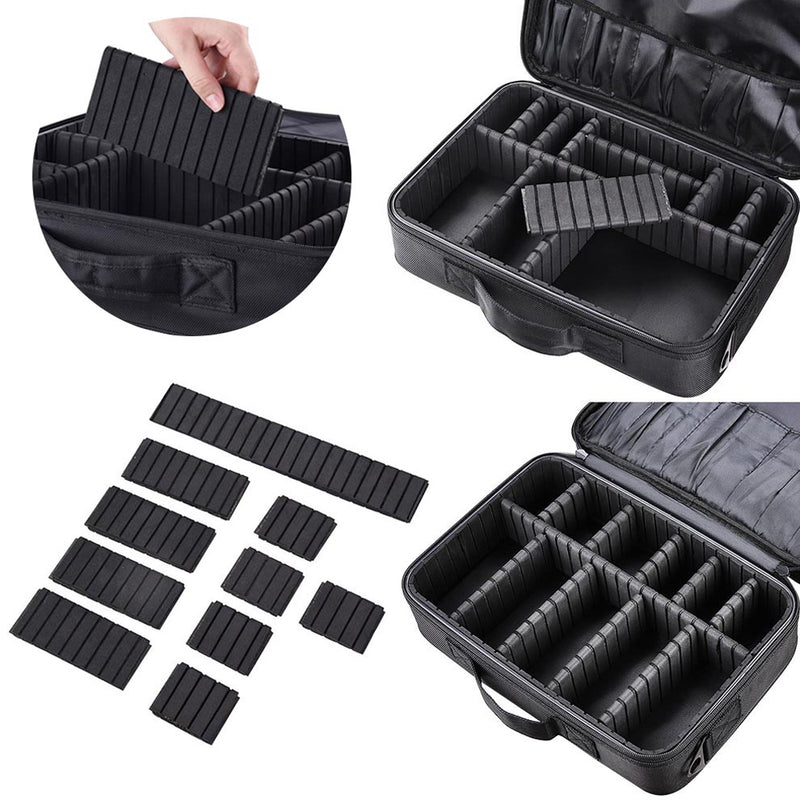 Professional Makeup Bag Portable Cosmetic Case Organiser_3