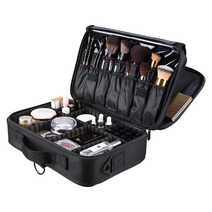 Professional Makeup Bag Portable Cosmetic Case Organiser_4