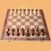 3-in-1 Large Folding Wooden Chessboard Checkers Gaming Set_8