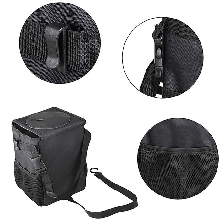 Waterproof Car Trash Can Multifunctional Foldable Storage Box Auto Car Accessories_9
