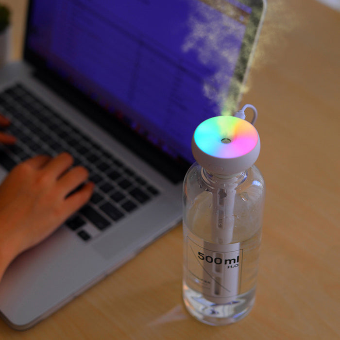USB Plugged-in Cool Mist Humidifier with LED Light_10