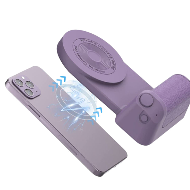 3 in 1 Grip Magnetic Camera Handle Bluetooth Bracket Anti-Shake Handle Photo Stand - USB Rechargeable_10
