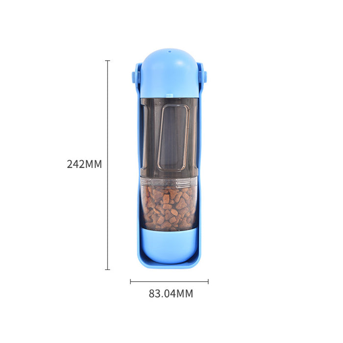 Portable Pet Water Treat Feeder with Poop Bag and Scooper_9