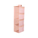 4 Layers Hanging Cube Closet Organizer with Side Storage_2