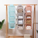 4 Layers Hanging Cube Closet Organizer with Side Storage_4