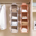 4 Layers Hanging Cube Closet Organizer with Side Storage_5