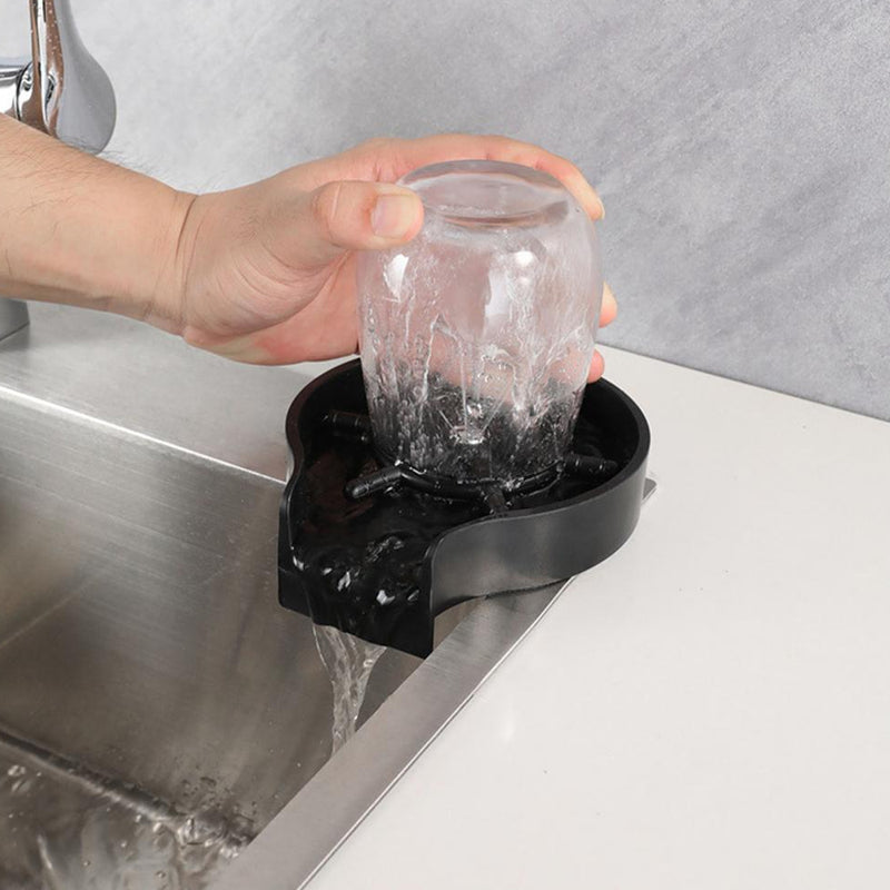 High Pressure Automatic Glass and Cup Washer Sink Kitchen Rinser_8
