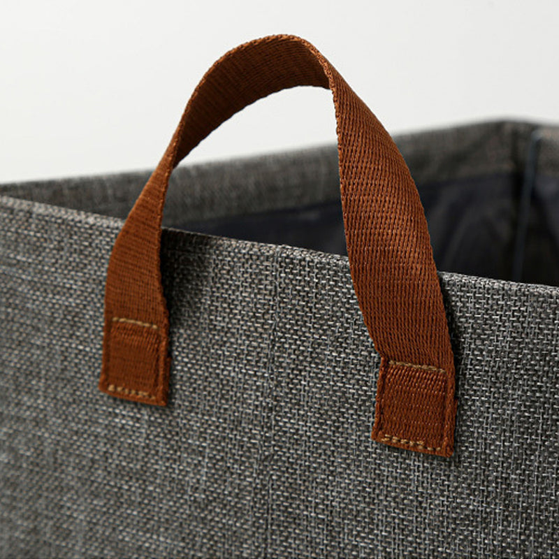 Large Capacity Fabric Storage Open Organizers with Handles_8