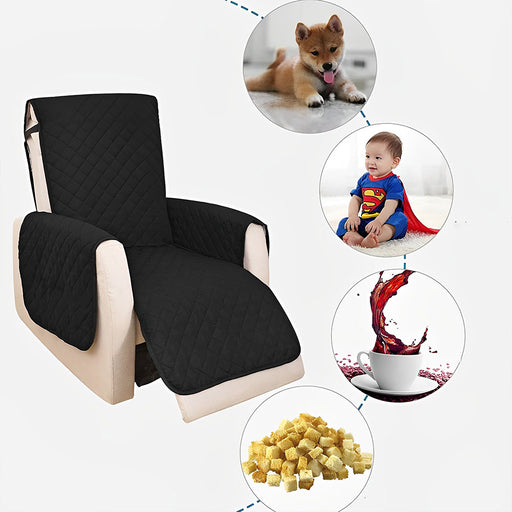Waterproof Recliner Pet Protector Cover with Non Slip Strap_6