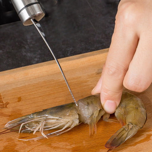 Stainless Steel Shrimp Seafood Deveining and Peeling Tool_9