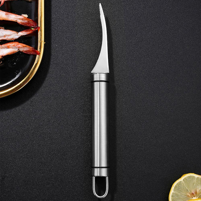 Stainless Steel Shrimp Seafood Deveining and Peeling Tool_5