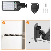 2 Pcs LED Motion Sensor Security Flood Light- Solar Powered_9