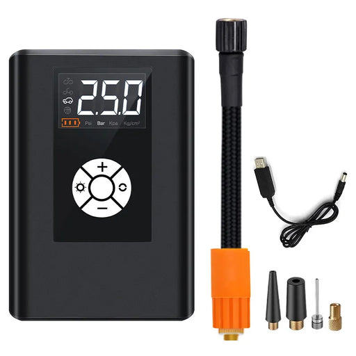 Automatic Car Tyre Inflator Portable Air Compressor- USB Charging_0
