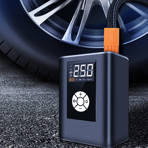 Automatic Car Tyre Inflator Portable Air Compressor- USB Charging_2