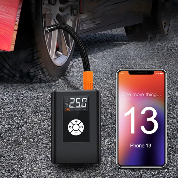 Automatic Car Tyre Inflator Portable Air Compressor- USB Charging_5