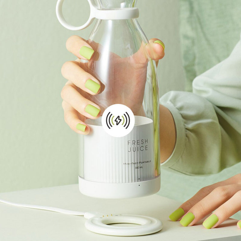 350ml Portable Travel Sized Blender Electric Juicer- Wireless Charging_8