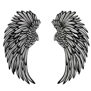 Angel Wings Metal Wall Decor with LED Light -Battery Powered_1
