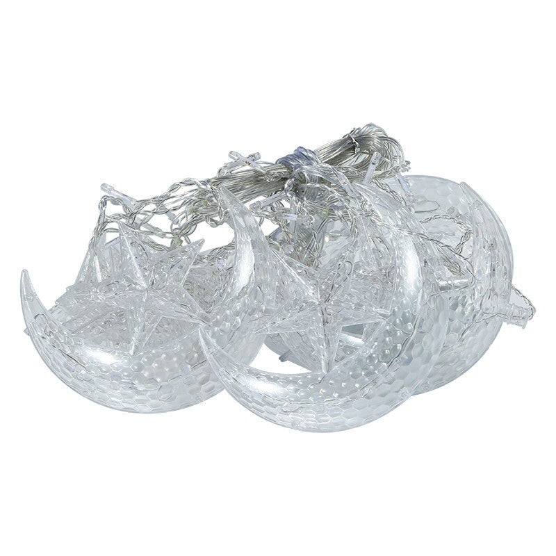3.5m LED Curtain String Light Star & Moon Home Decorative Fairy Lamp_0