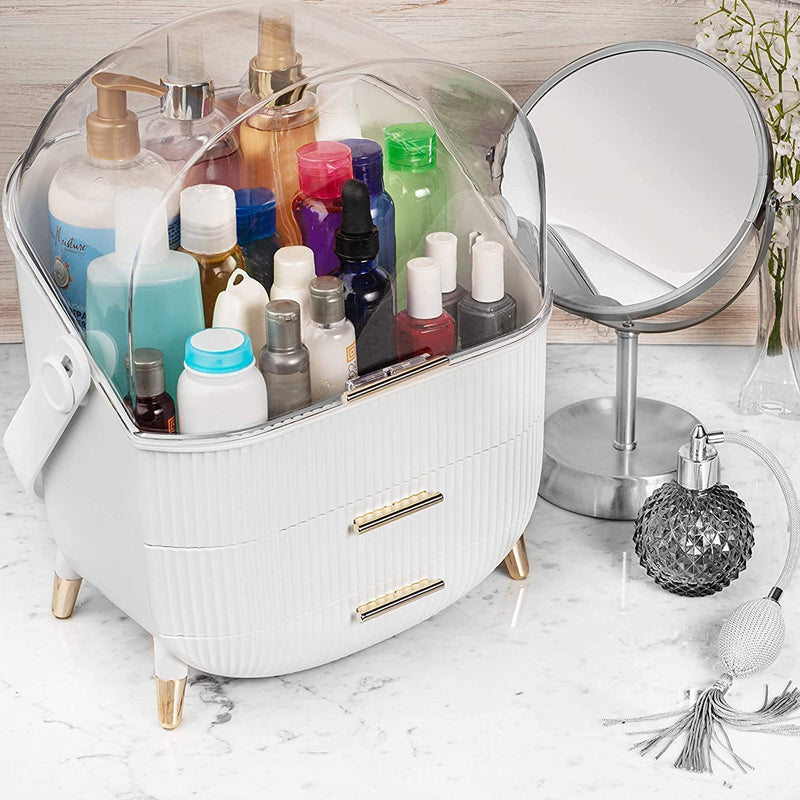 Dustproof Cosmetic Storage Case Makeup and Jewelry Holder Organizer_9