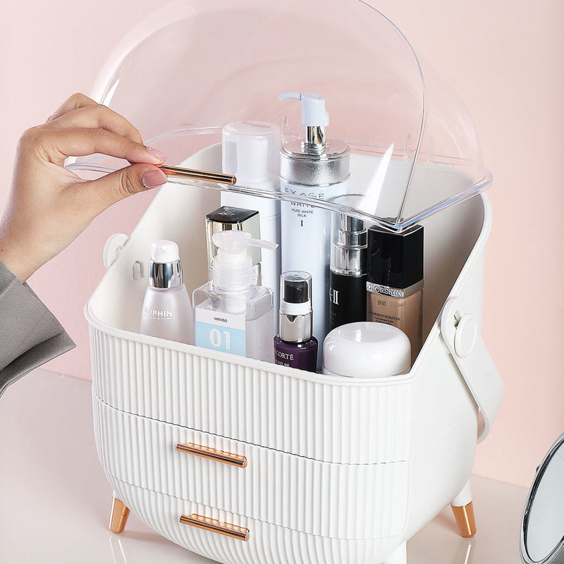 Dustproof Cosmetic Storage Case Makeup and Jewelry Holder Organizer_11