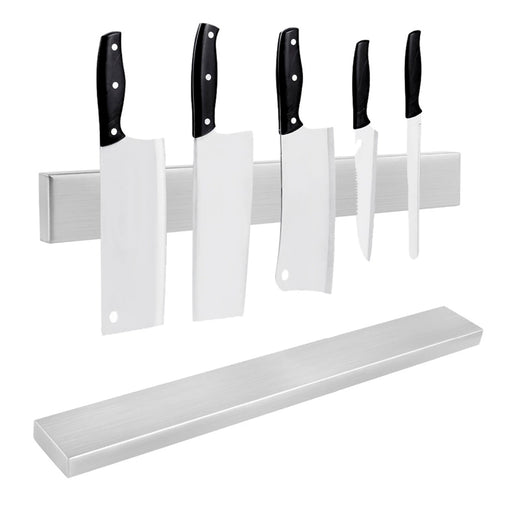40/50CM Stainless Steel Knife Stand Magnetic Knife Holder Wall Block_3