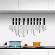 40/50CM Stainless Steel Knife Stand Magnetic Knife Holder Wall Block_7