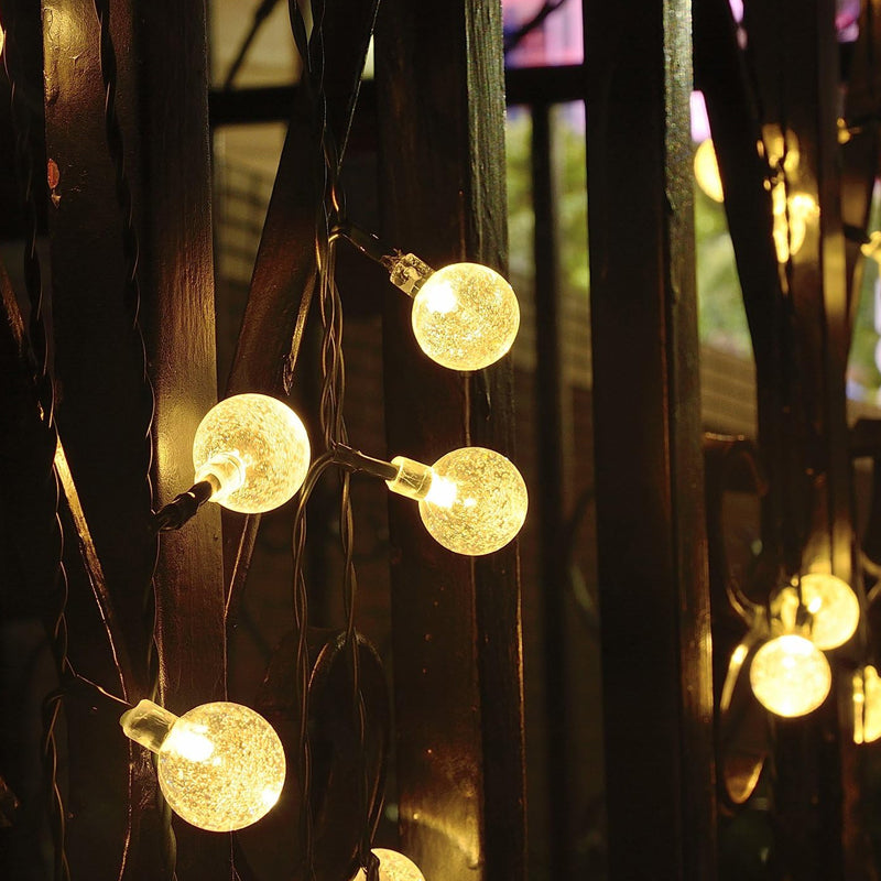 50/100/200 LED Globe String Lights Outdoor Fairy Lights- Solar Powered_10