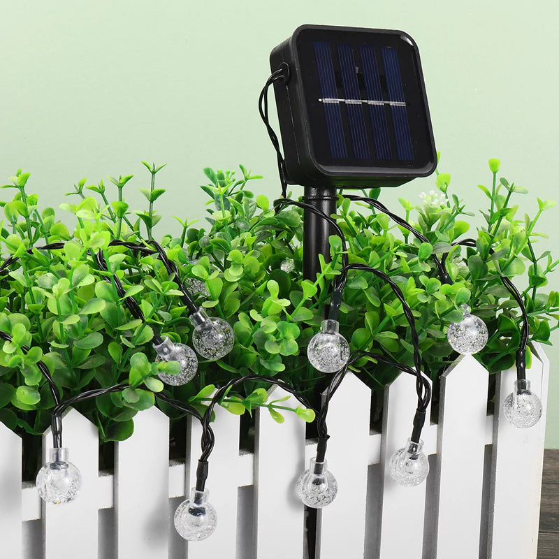 50/100/200 LED Globe String Lights Outdoor Fairy Lights- Solar Powered_13