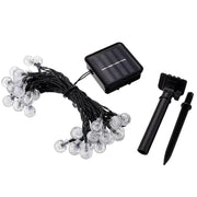 50/100/200 LED Globe String Lights Outdoor Fairy Lights- Solar Powered_4
