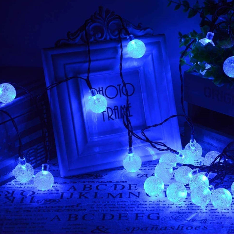 50/100/200 LED Globe String Lights Outdoor Fairy Lights- Solar Powered_8