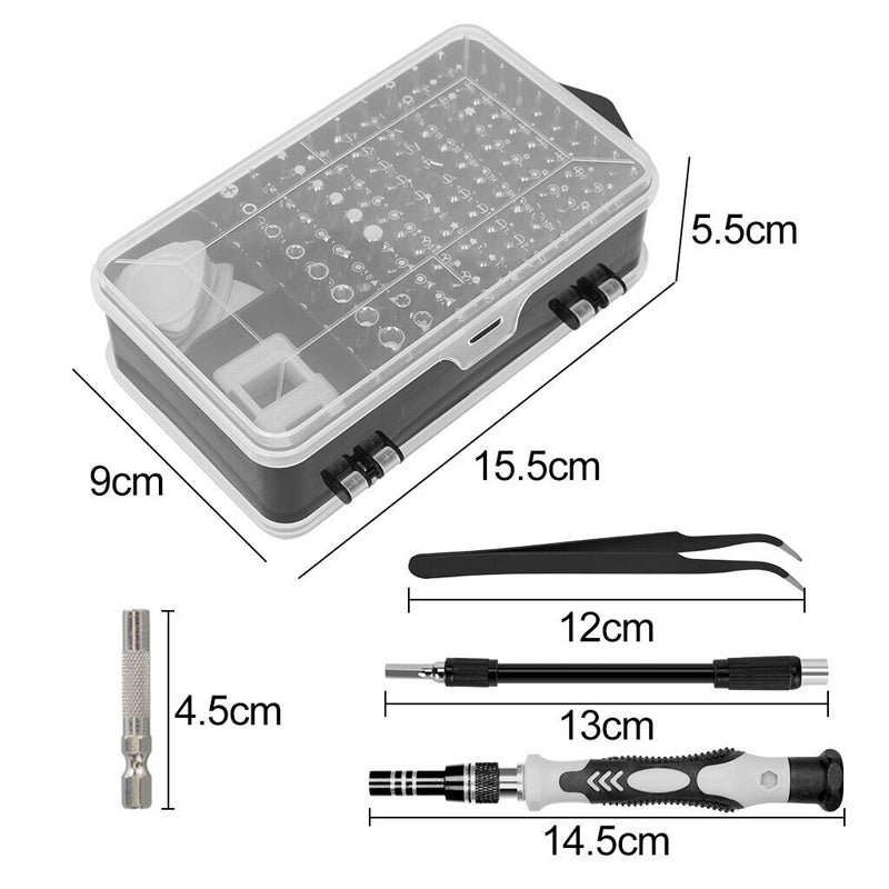 115 in 1 Precision Screwdriver Set Computer PC Phone Watch DIY Repair Tool Kit_11